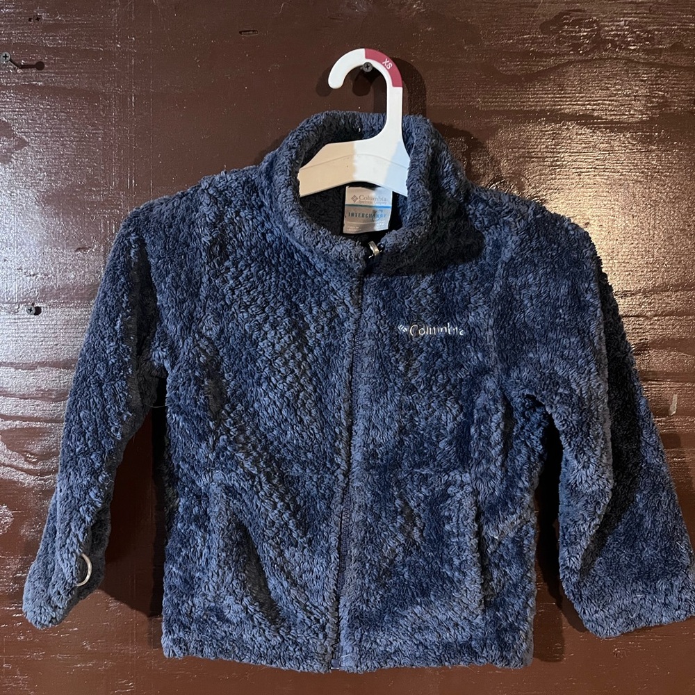 Columbia Navy Fleece Jacket kids